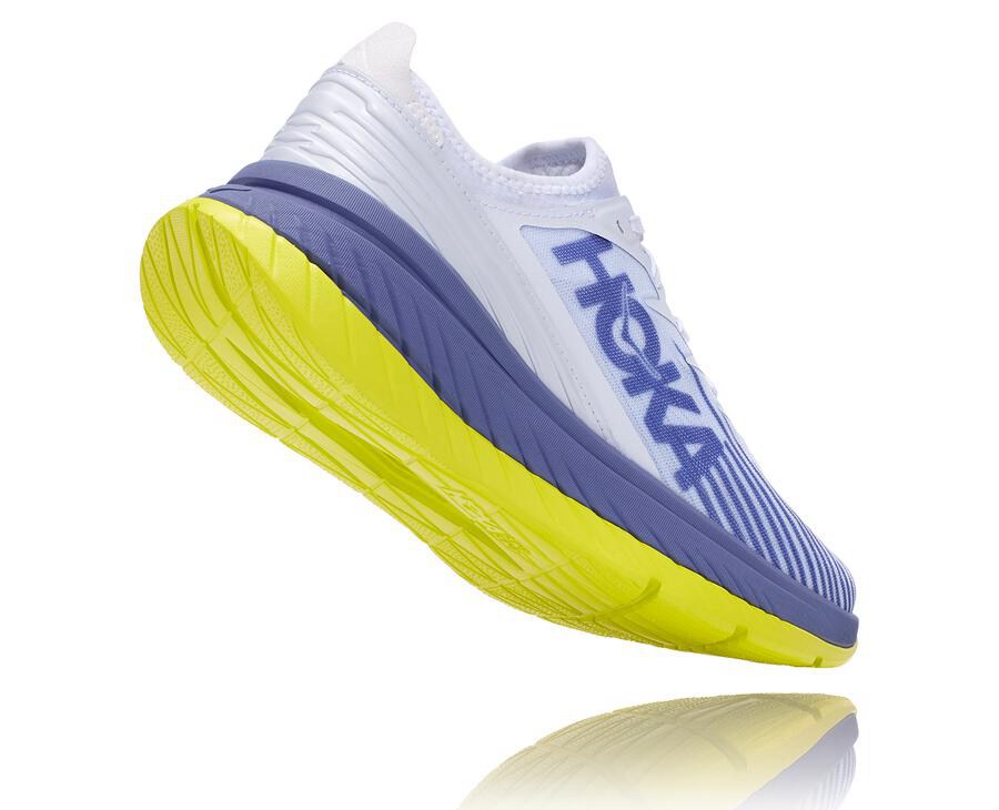 Zapatillas Running Hoka One One Mujer - Carbon X-Spe - Blancas/Azules - UHR267389